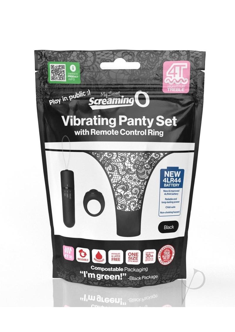 My Secret Screaming O 4t Panty Vibe Vibrating Panty Set with Remote Control Ring