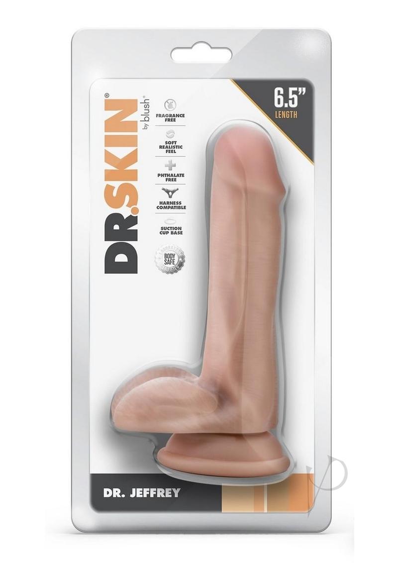 Dr Skin Dr Jeffrey 6.5 Realistic Beginners Dildo with Balls