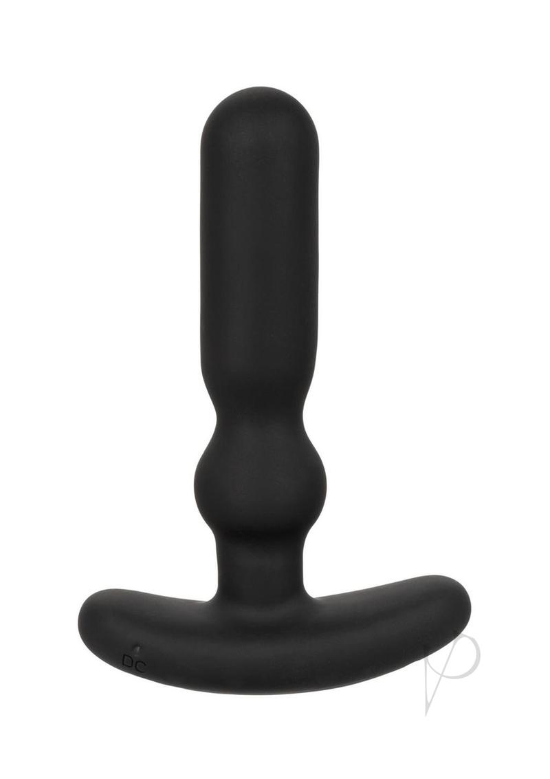 Colt Rechargeable Anal T Black Rechargeable Silicone Buttplug