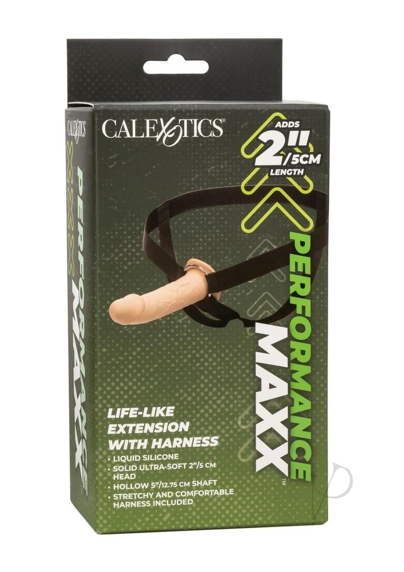 Perform Maxx Life Like Ext Harness Ivory Silicone Penis Extender