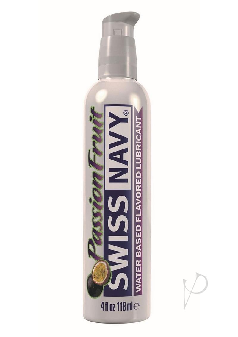 Swiss Navy Personal Lubricant Flavored Water-Based Lube Passion Fruit 
