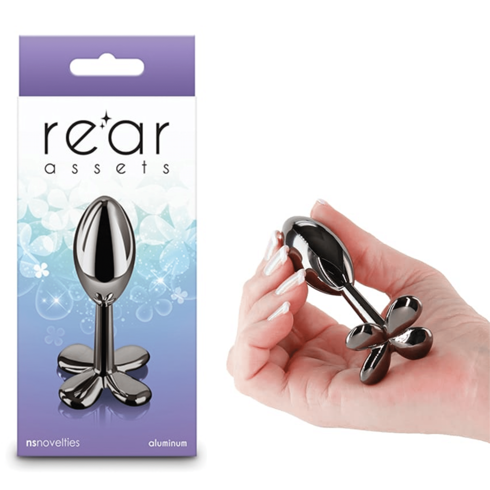 Rear Assets Clover Lightweight Aluminum Easy Insertion Butt Plug For Beginners