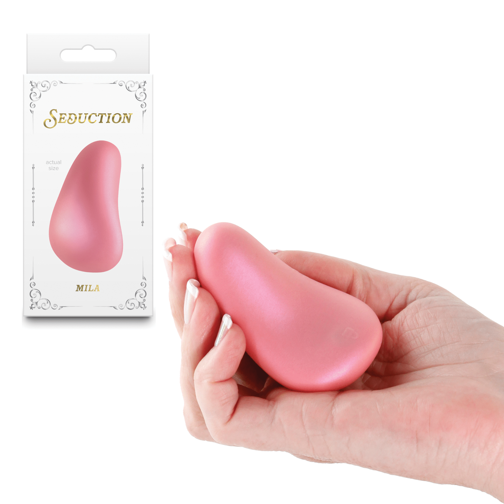 Seduction Mila Discreet Curved Vibe Rechargeable Silicone Clitoral Vibrator  