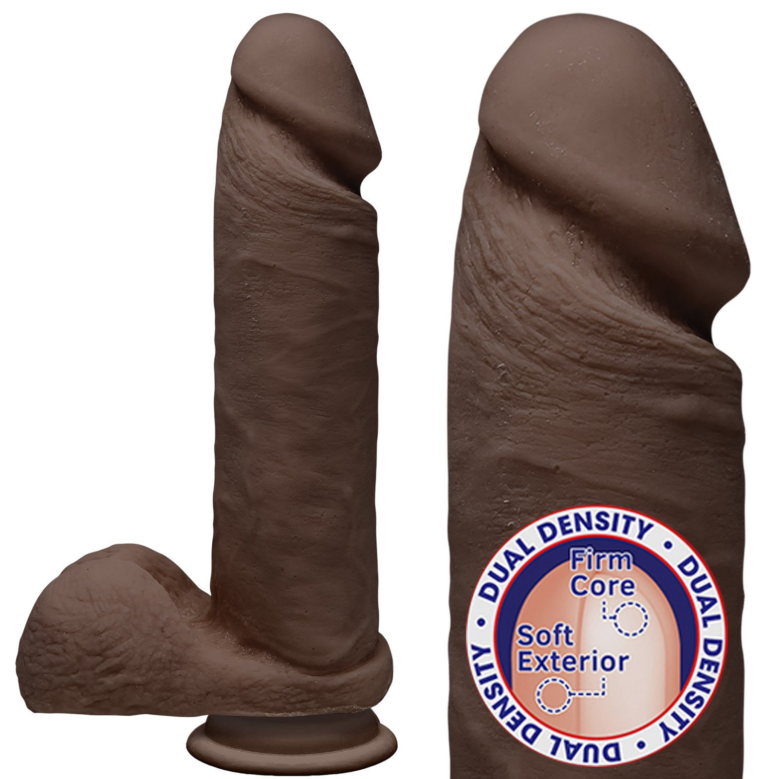 The Perfect D Realistic Dual Density Dildo With Suction Cup