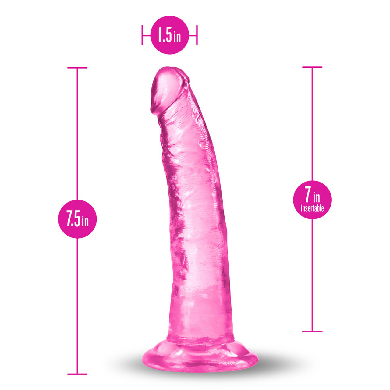 B Yours Plus Lust N Thrust Suction Cup Dildo