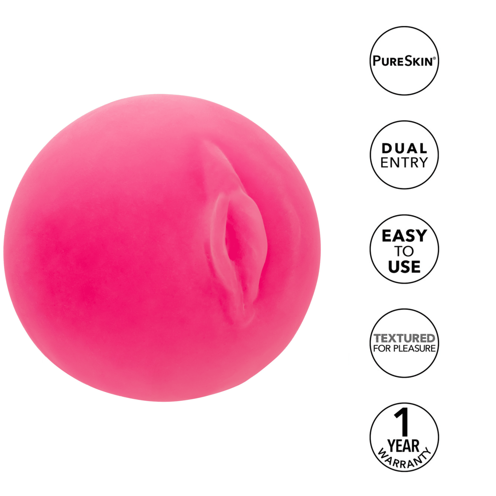 Pop Sock Pussy/Ass Mini Stroker Dual-entry Double Masturbator