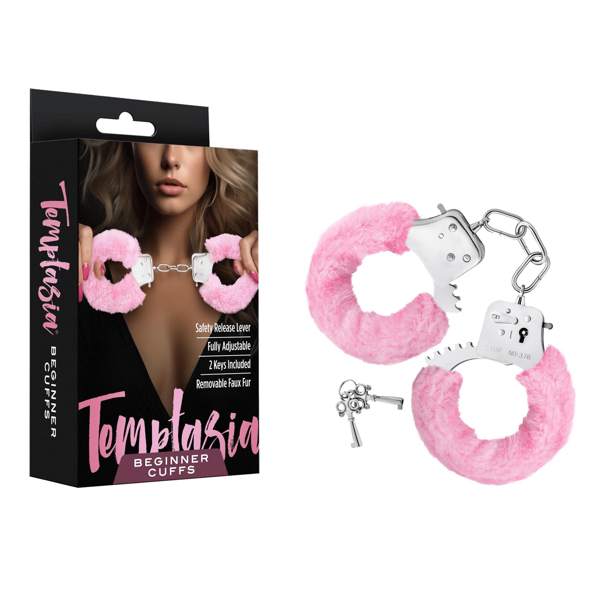 Temptasia Beginner Cuffs BDSM Bondage Gear Erotical Play Fetish Sex Toy