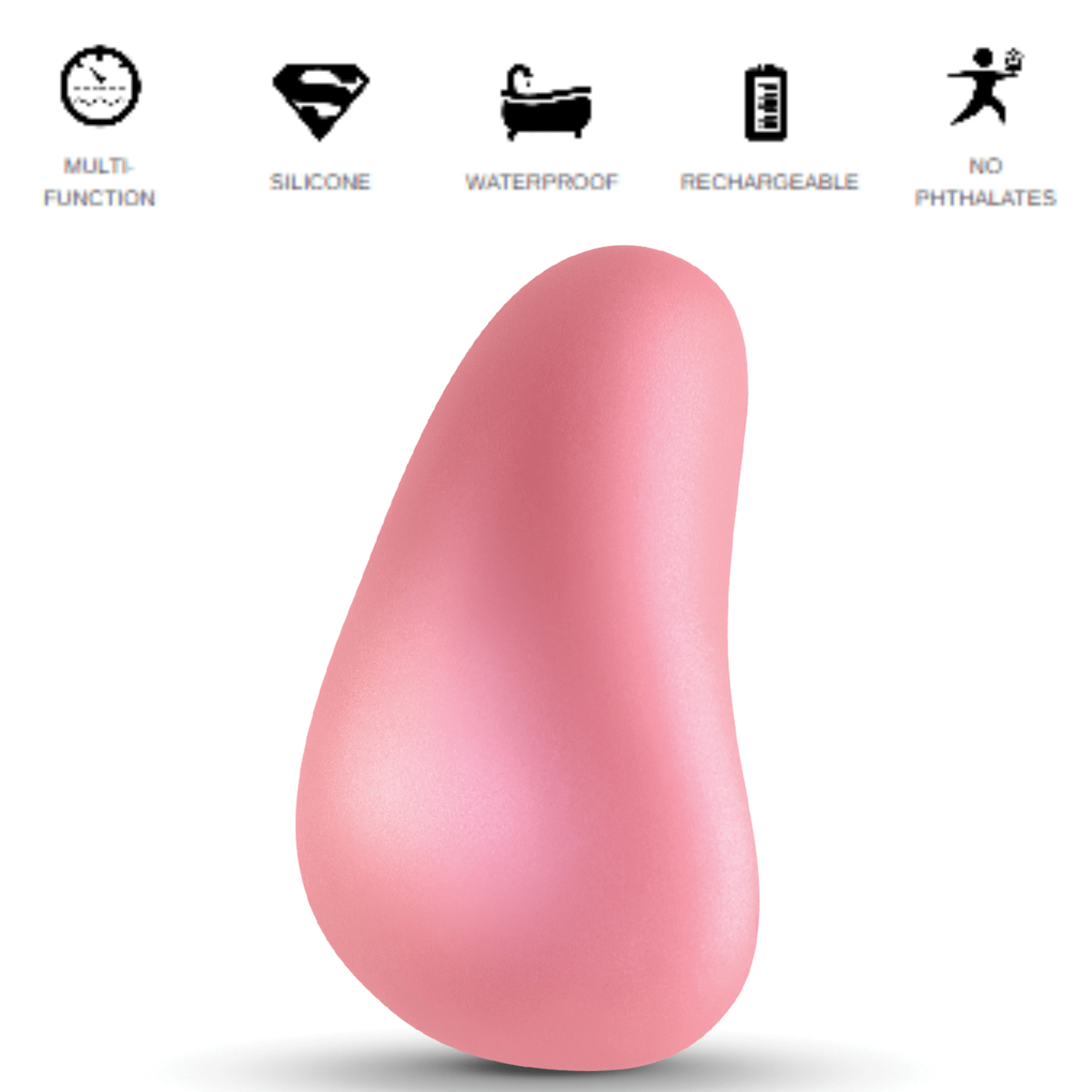 Seduction Mila Discreet Curved Vibe Rechargeable Silicone Clitoral Vibrator