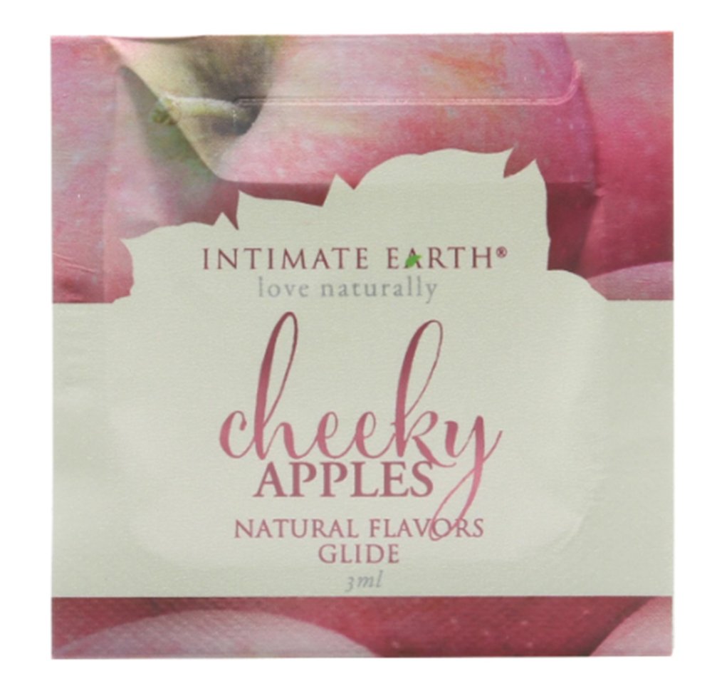 Intimate Earth Natural Flavored Lube Glide Cheeky Apples 