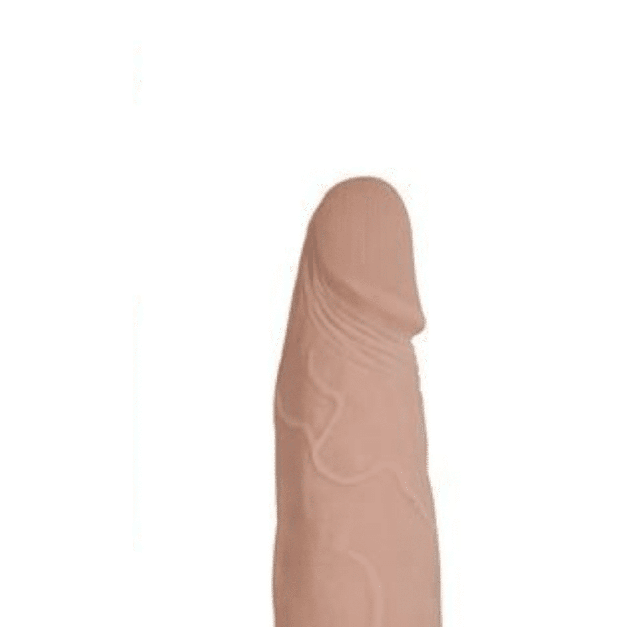 Realcocks Dual Density Bendable Suction Cup Dildo With Thin Tip