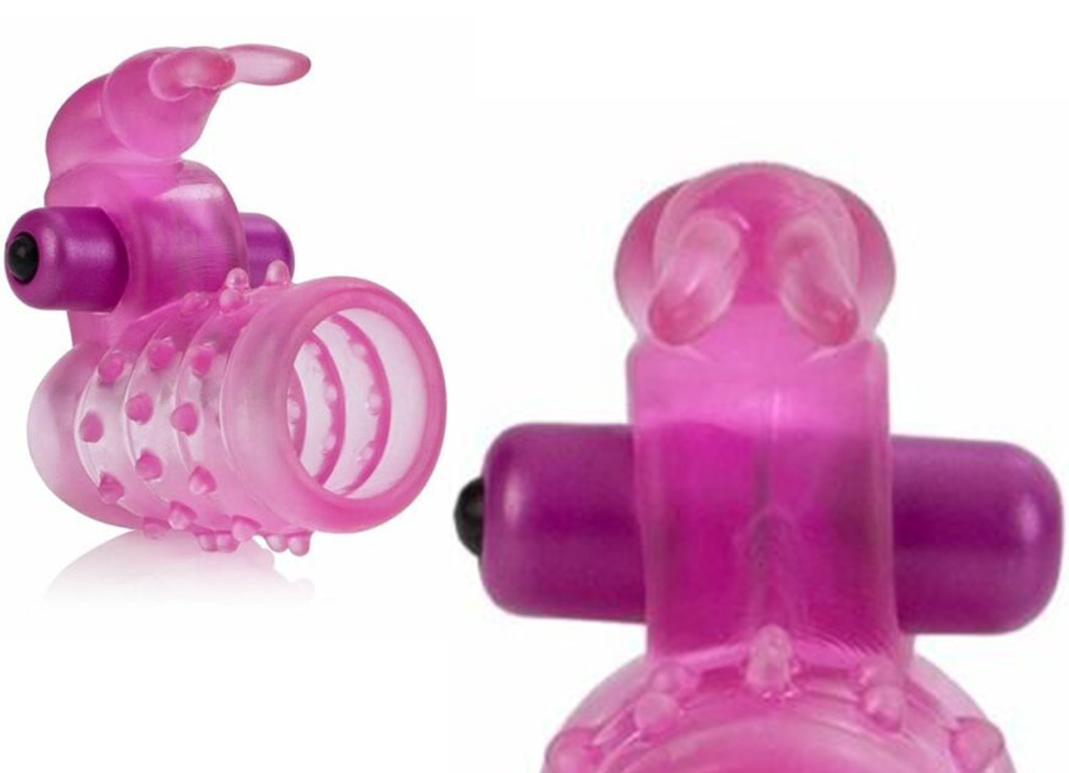 Basic Essentials Bunny Penis Sleeve Enhancer Waterproof