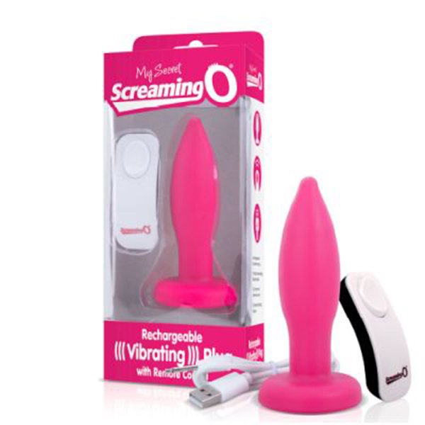 Screaming O My Secret Rechargeable Vibrating Butt Plug With Wireless Remote Control