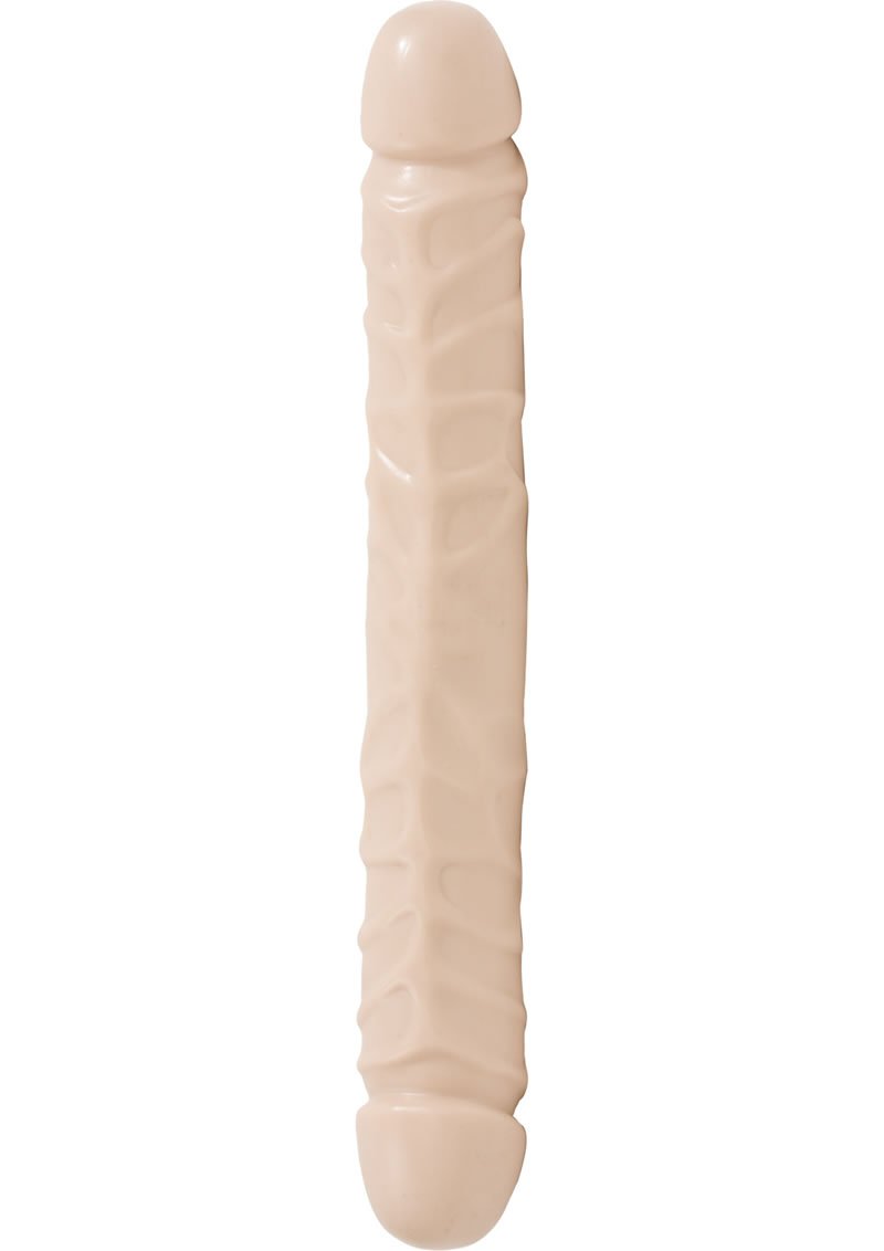 Junior VeinedRealistic Double Ended Dildo Bender Sil A Gel Dong 12 Inch