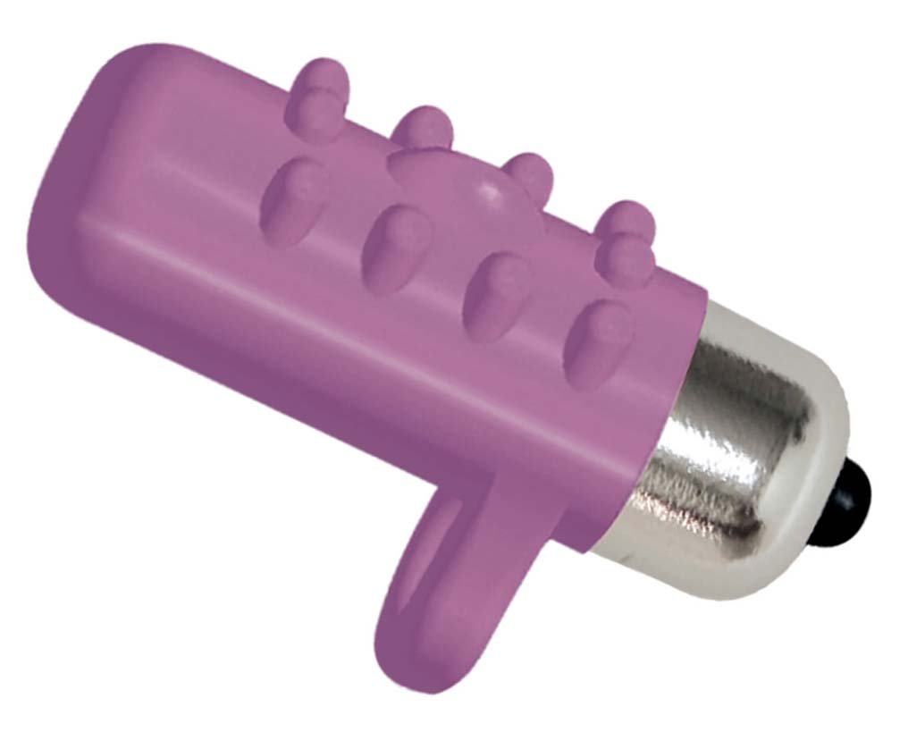Frisky Fingers Silicone Finger Vibrator Sleeve With Vibrating Bullet
