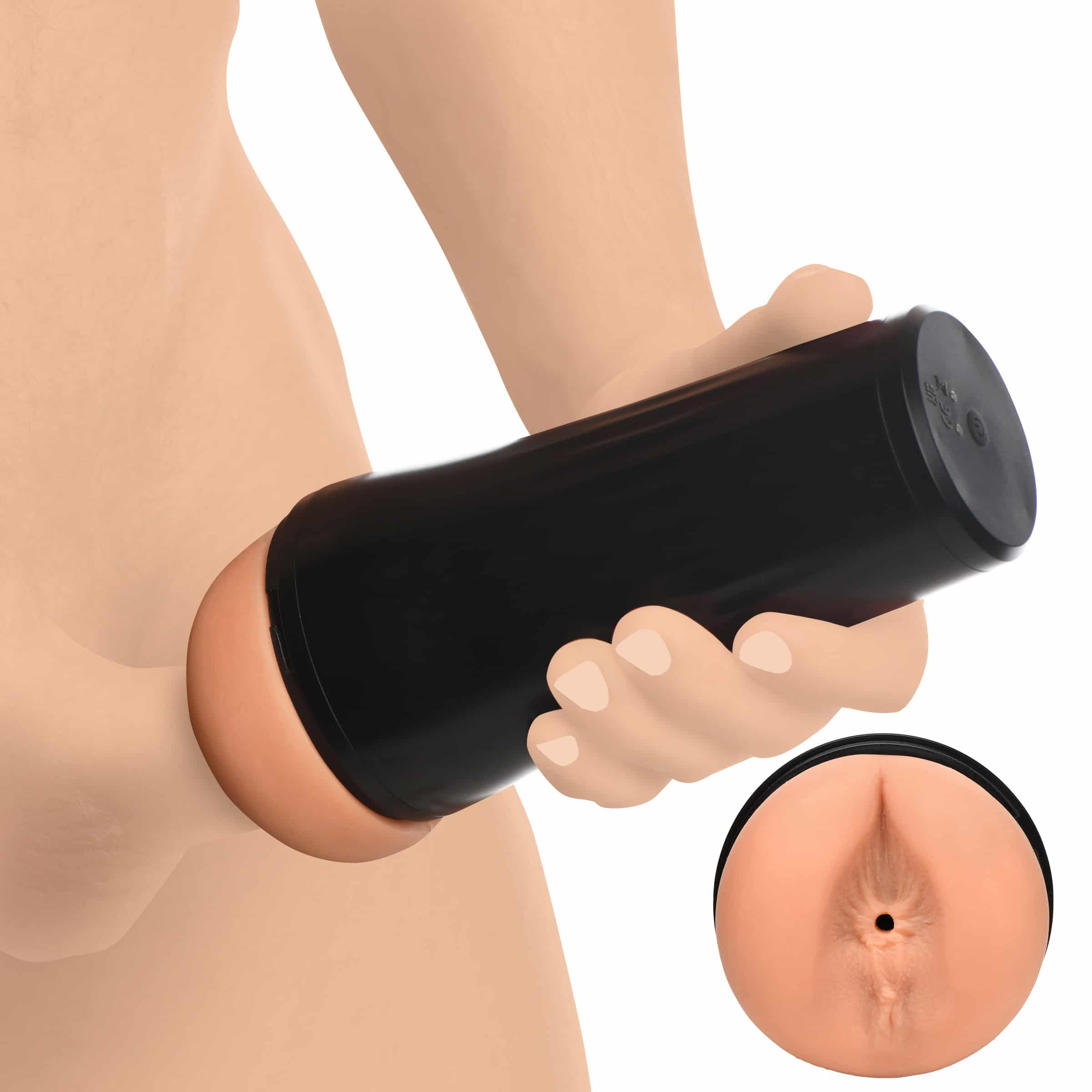 Mistress Vibrating Ass Masturbator Waterproof Thrusting Butt Stroker For Men