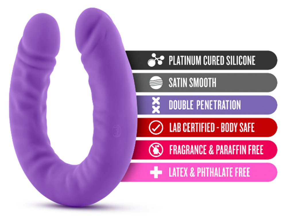 Ruse Silicone Slim Double Ended Silicone Dildo 