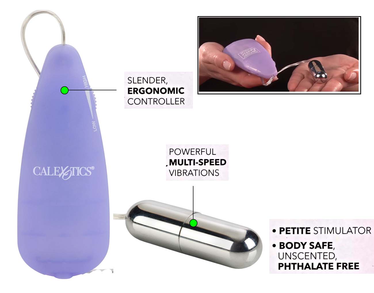 First Time Teaser Wired Remote Control Bullet Vibrator