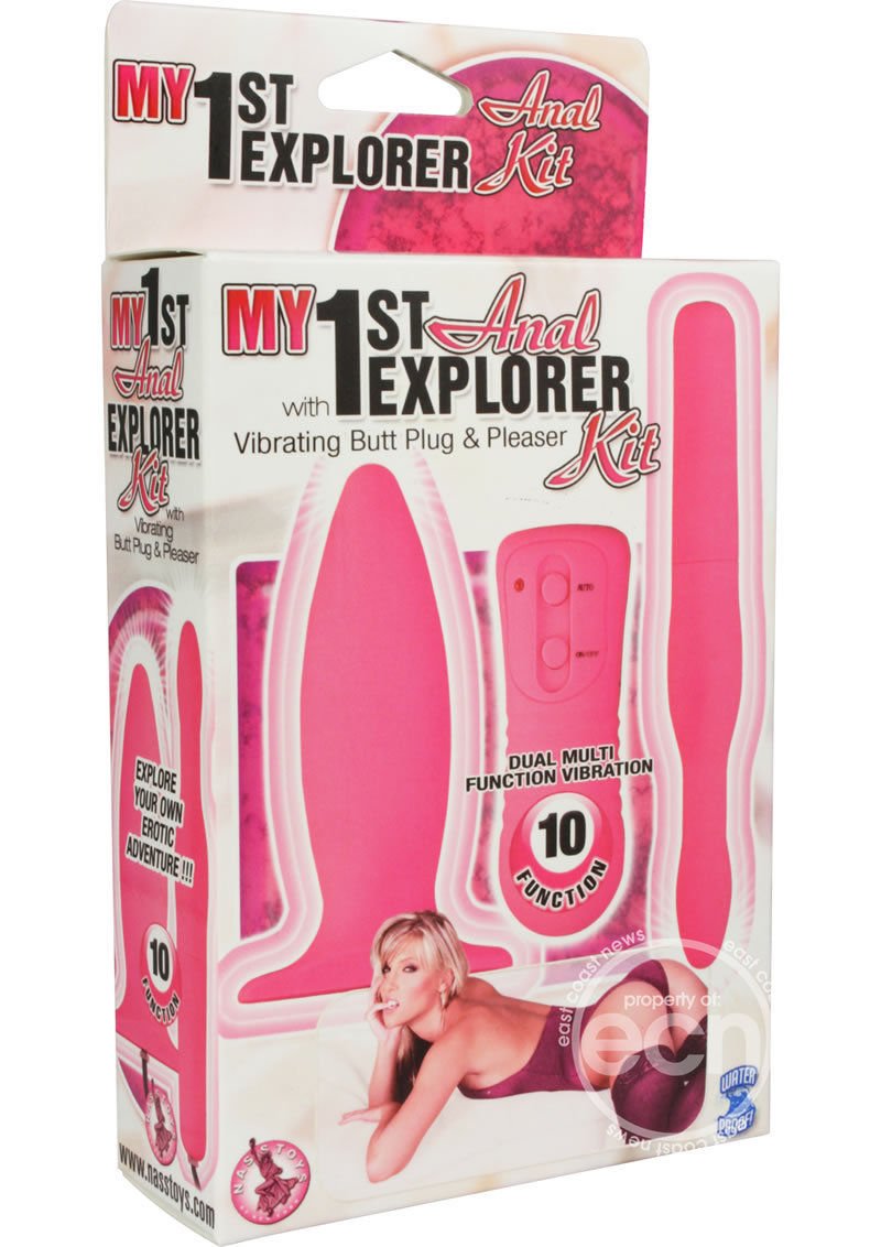 My 1st Anal Explorer Kit With Vibrating Butt Plug Waterproof