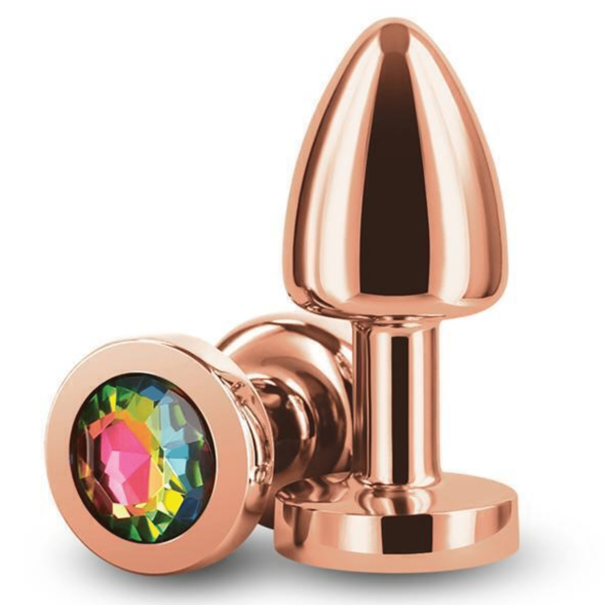 Rear Assets Round Jewelled Butt Plug Petite Anal Sex Toy