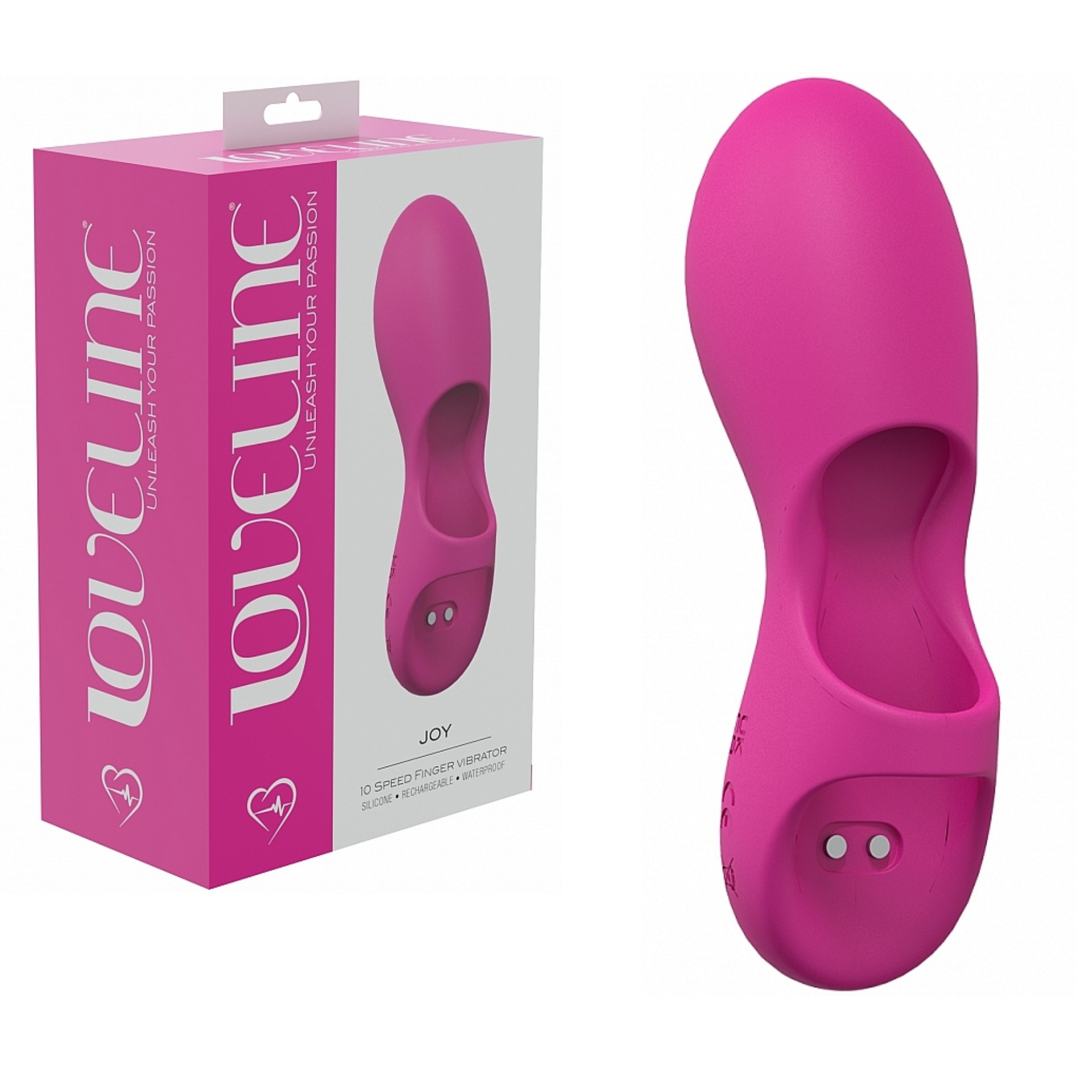  Joy Finger Vibrator Rechargeable Waterproof Stimulator