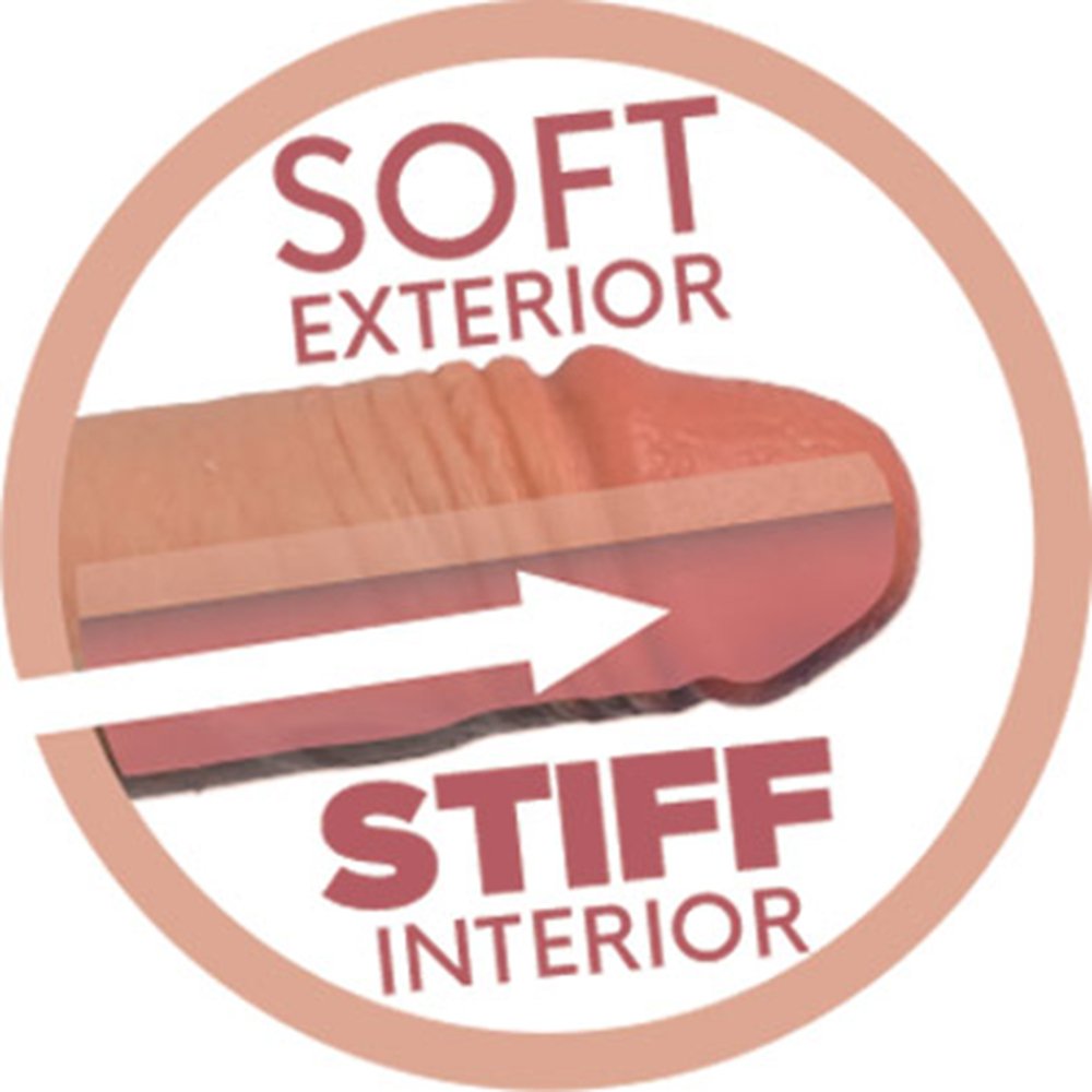 Skintastic So Vein Realistic Suction Cup Dildo With Balls Flesh Waterproof 