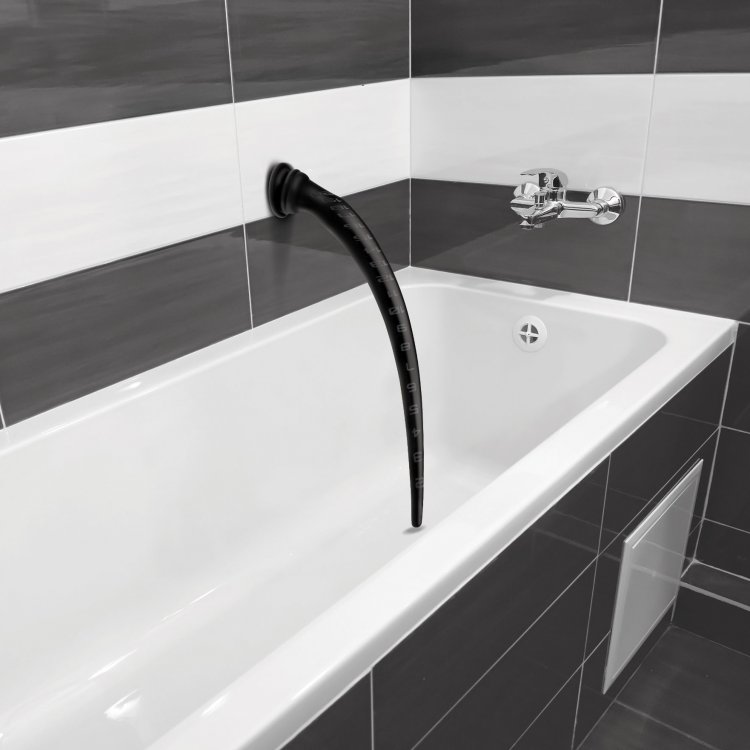 Silicone Ass Stretcher Expandable Butt Plug Tapered Hose With Suction Cup