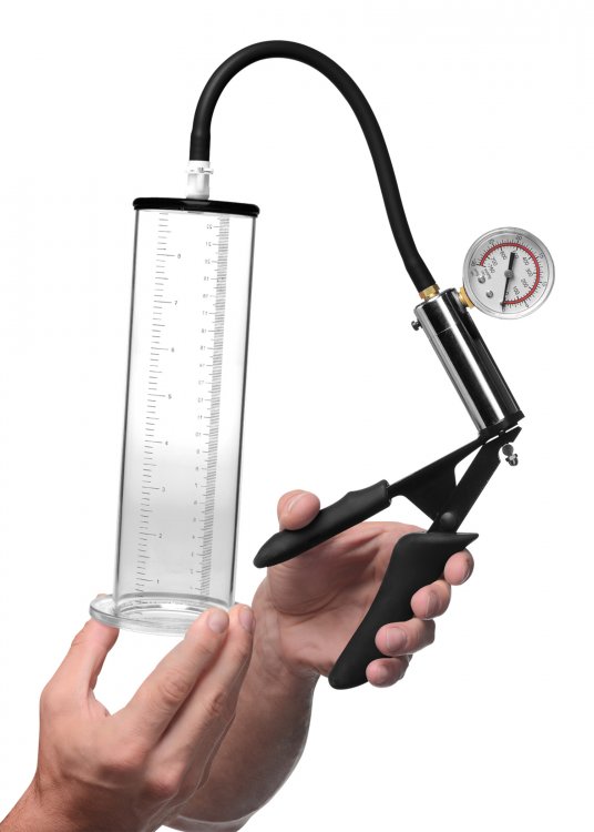 Male Erection Penis Pump Kit with Transparent Cylinder