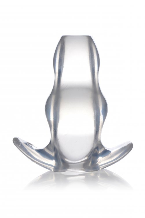 Master Series Clear View Hollow Butt Plug