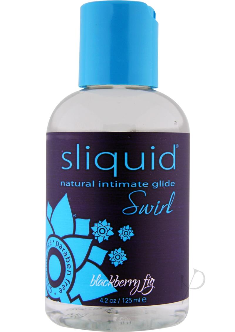 Sliquid Natural Intimate Glide Swirl Water Based Flavored Lube 4.2 Ounce