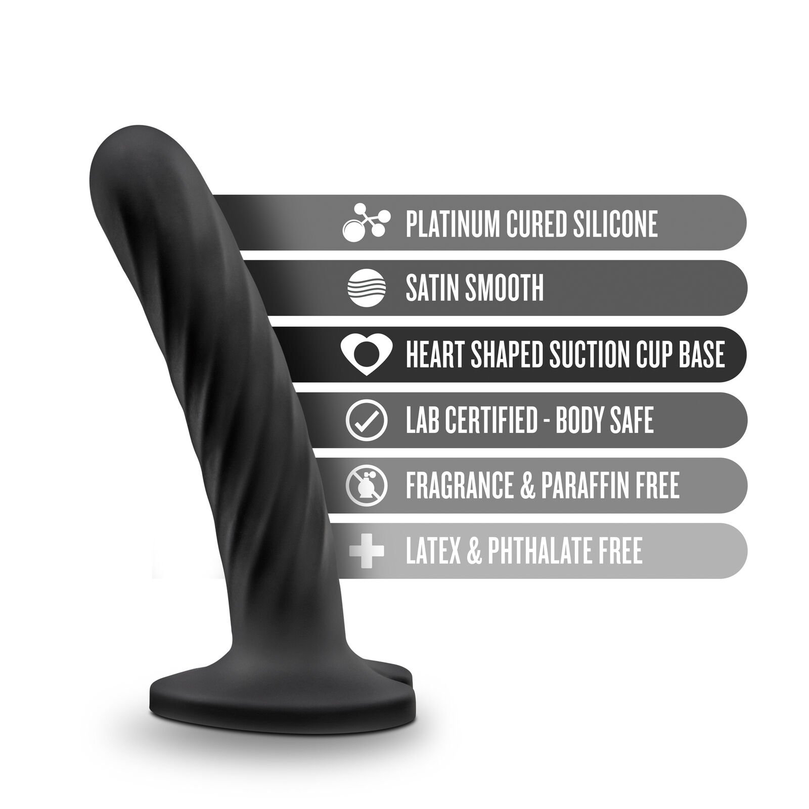 Temptasia Twist G-Spot Silicone Strap On Dildo