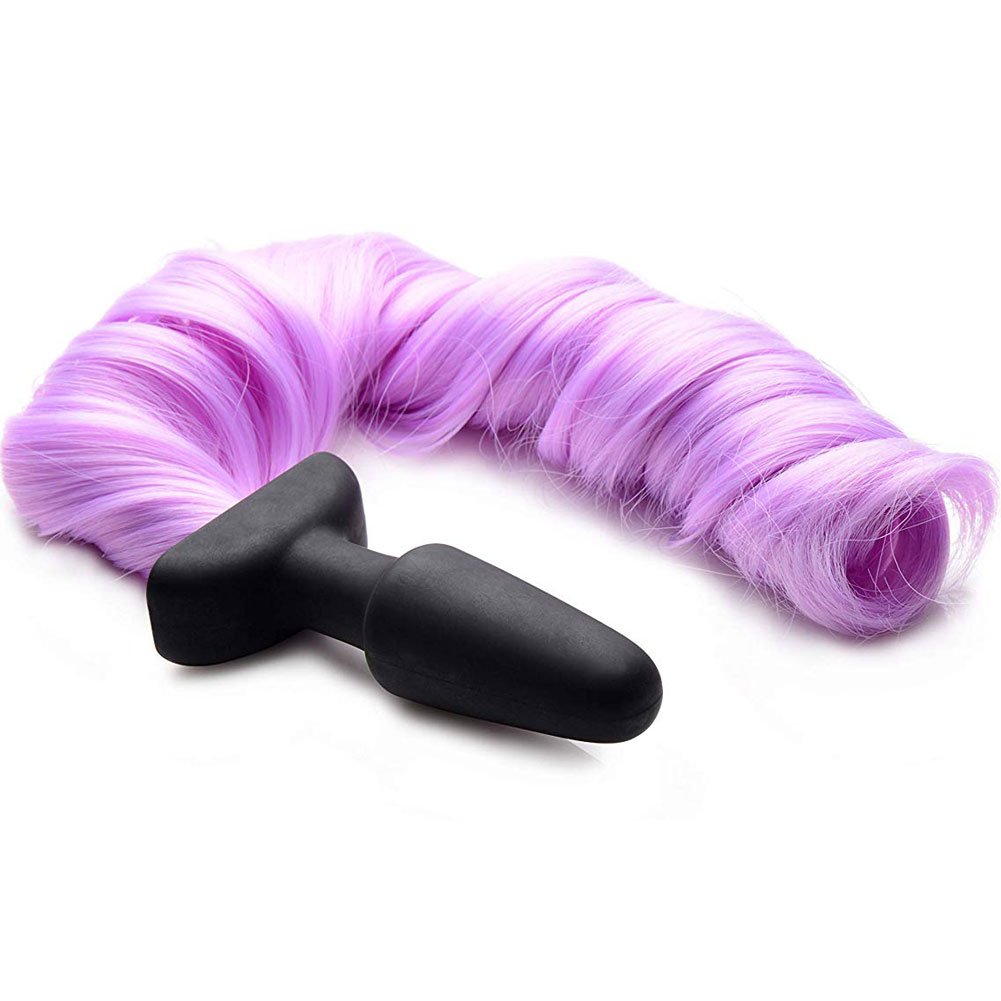 Silicone Butt Plug With Pony Tail