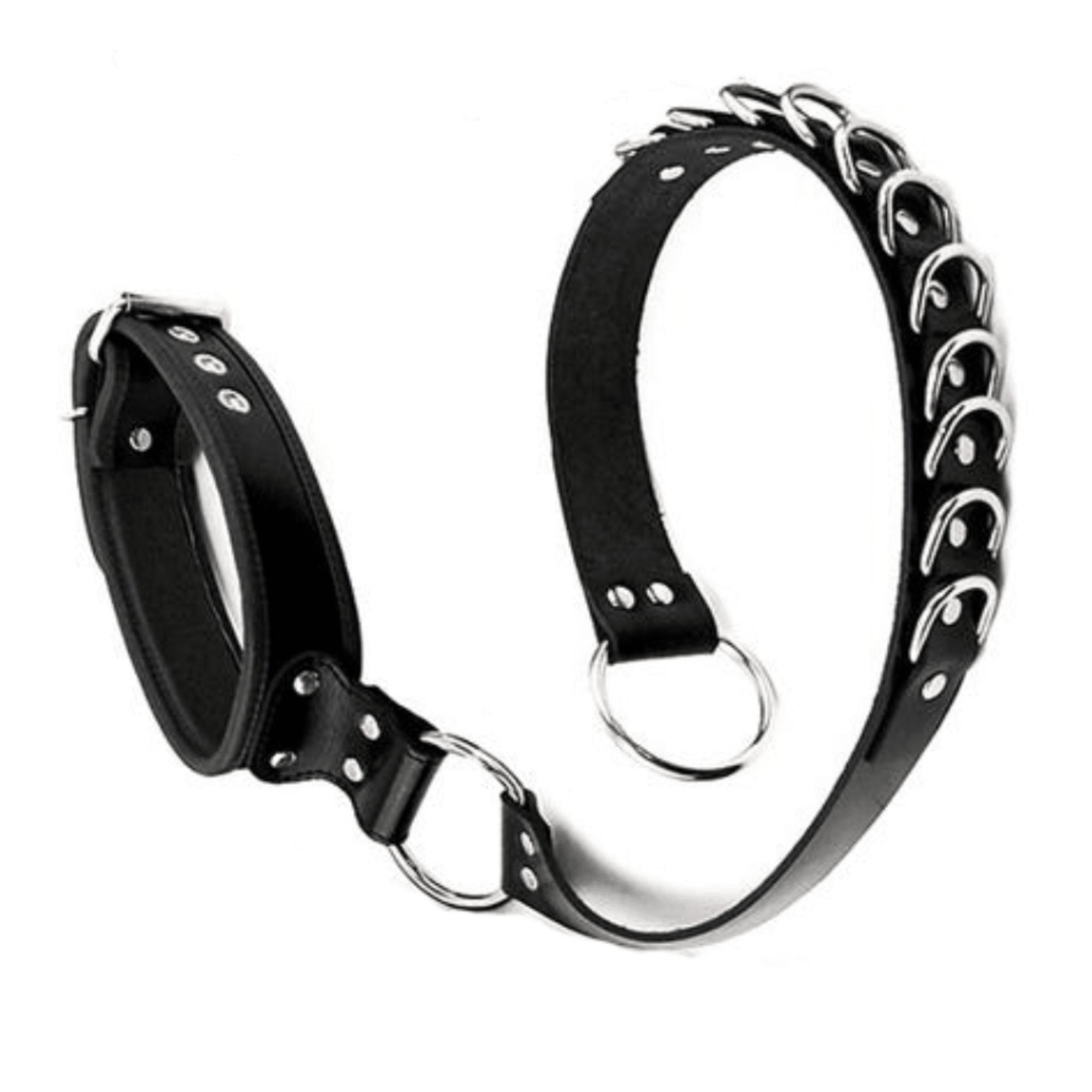 Rouge BDSM Bondage Restraints D Ring Adjustable Hogtie 5pc Set
