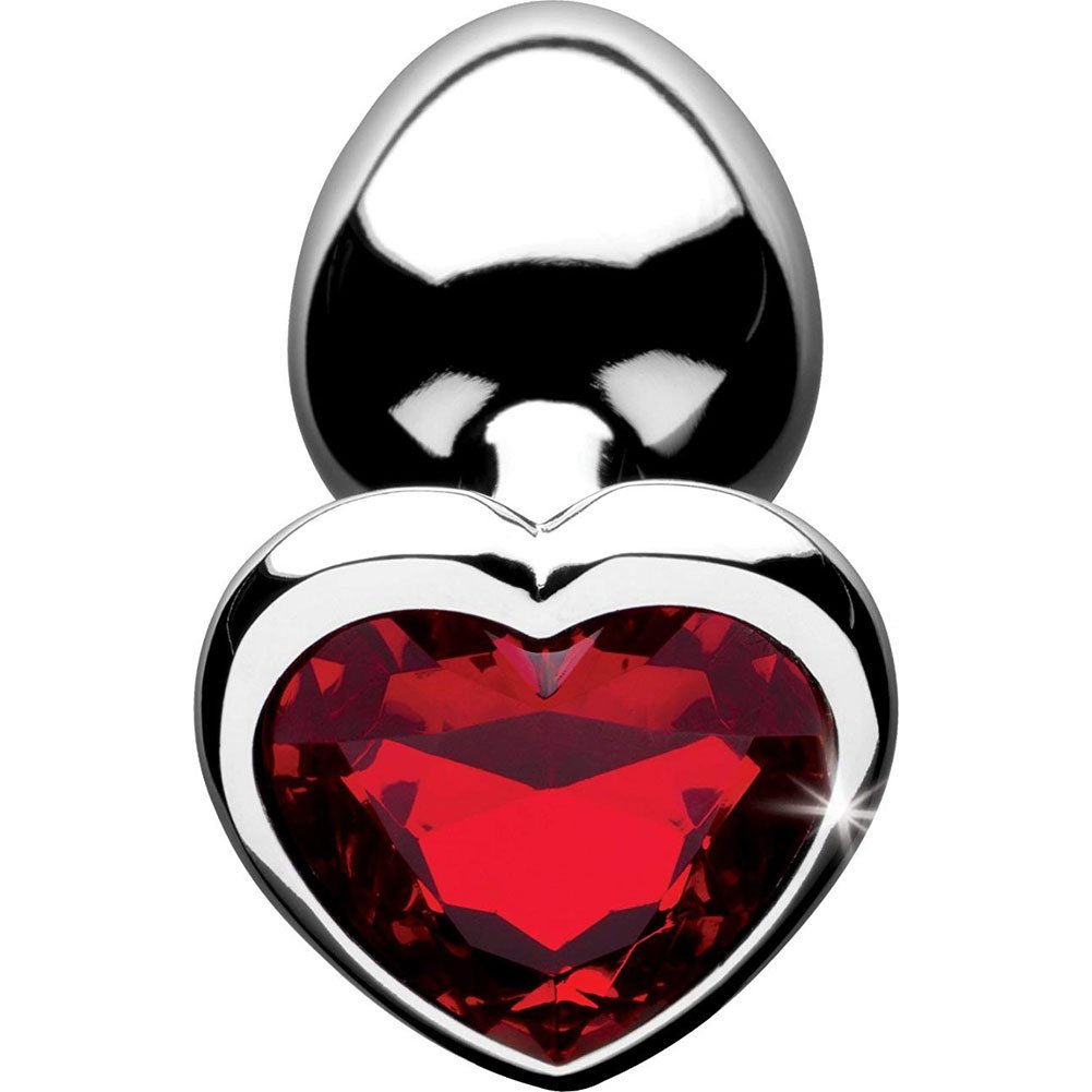 Booty Sparks Heart Metal Jeweled Butt Plug