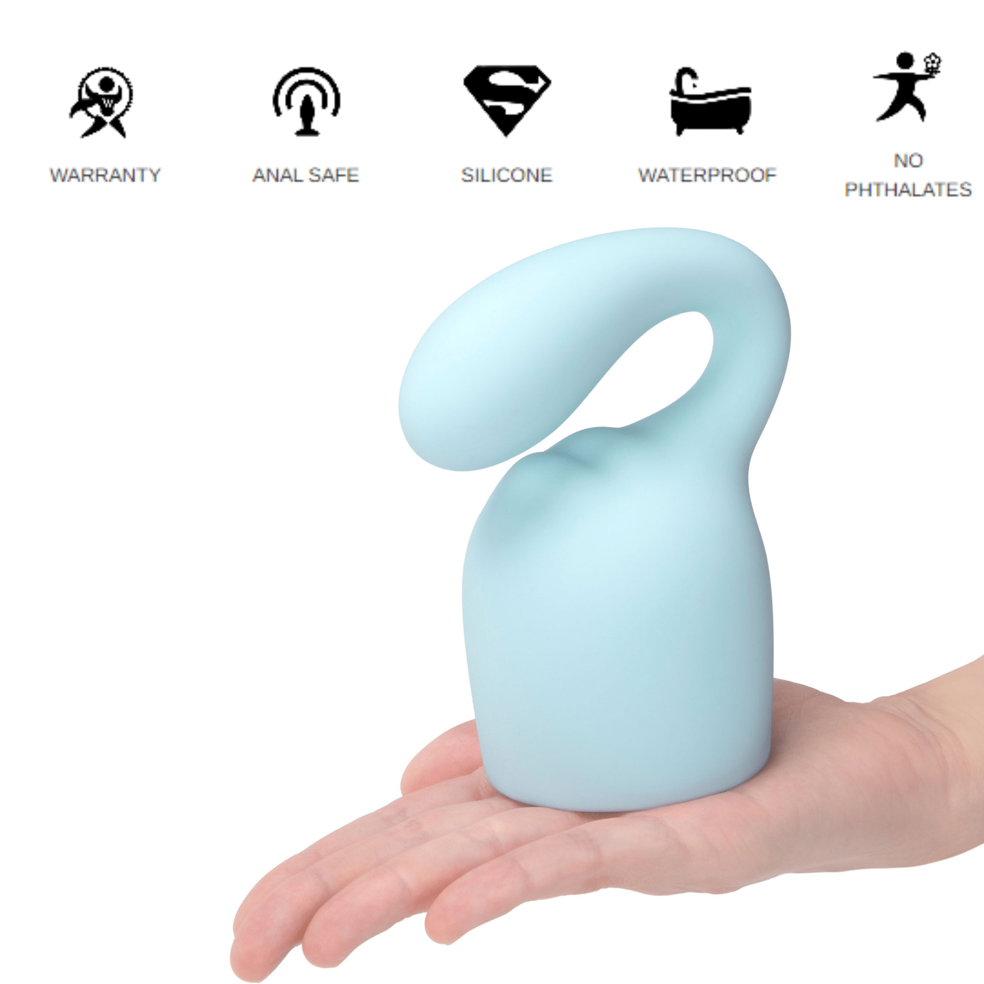 Le Wand Silicone Weighted Vibrating Wand Attachment