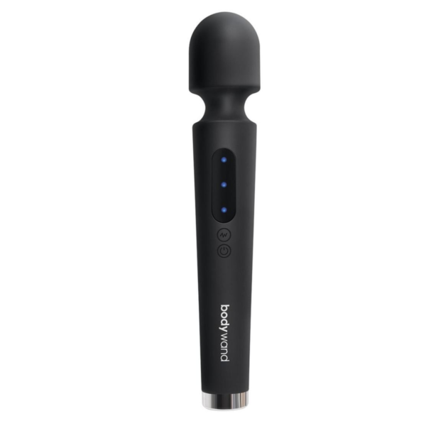 Power Wand  Rechargeable Silicone Wand Vibrator Massager By Bodywand – Black