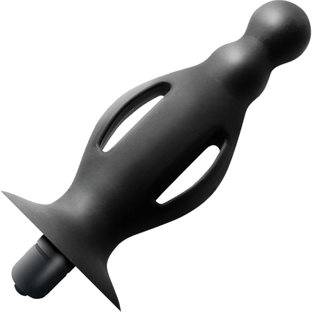 Commander Beginners Silicone Vibrating Expandable Butt Plug