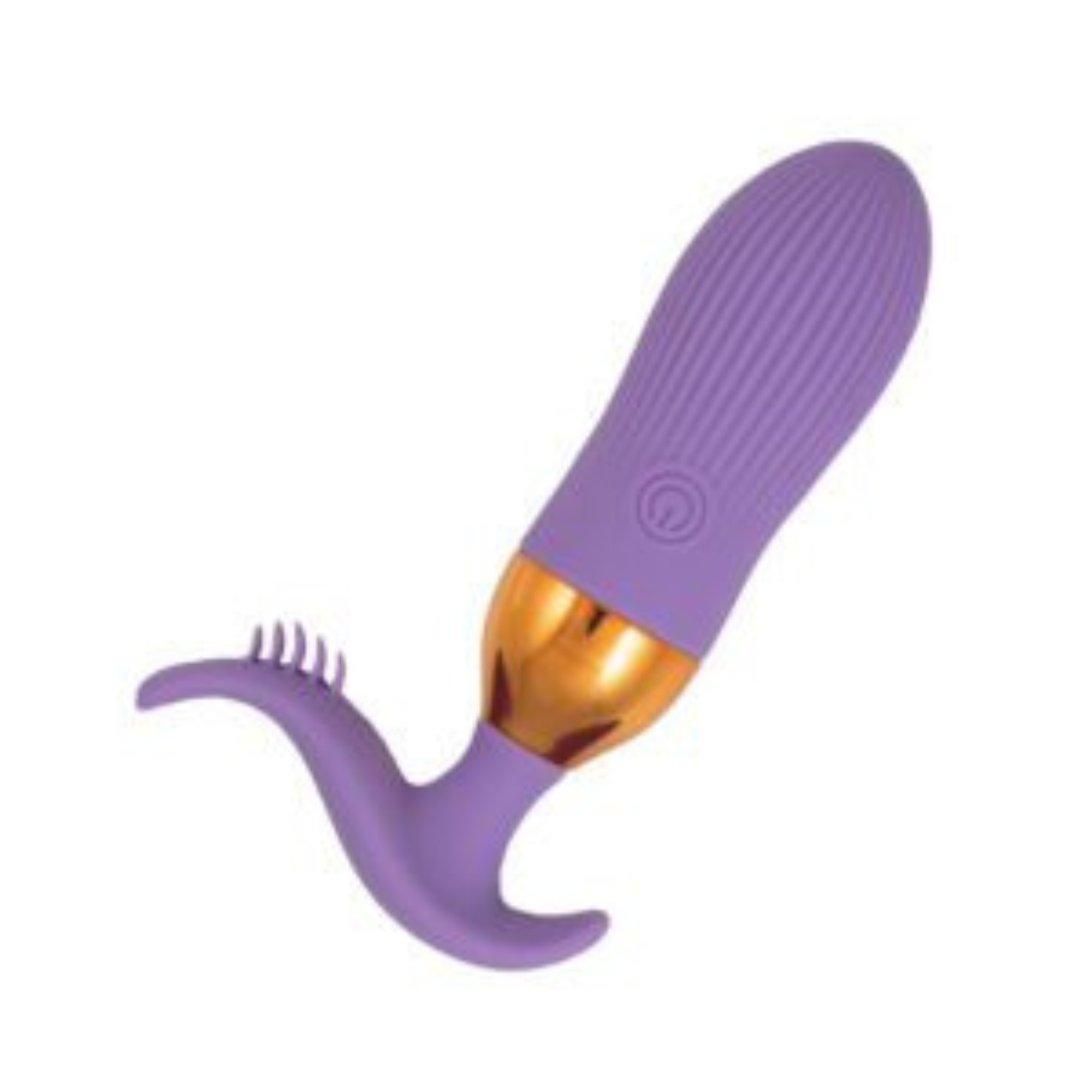 Beat Magic Tickler Glow-in-the-Dark Vibrating Butt Plug with Clitoral Stimulating Anal Sex Toy