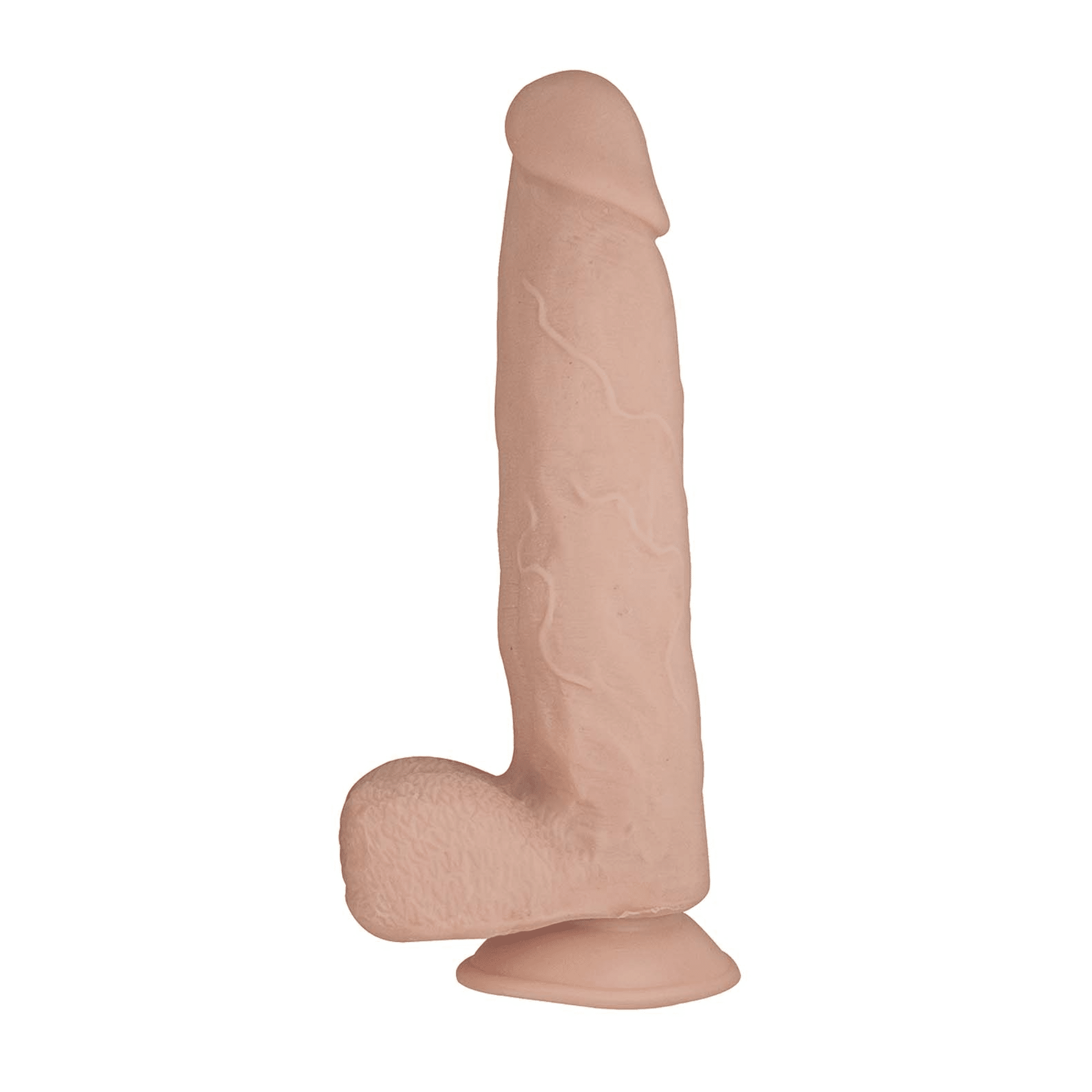 Realcocks Realistic Dual Density Big Bendable Suction Cup Dildo  8.5 Inch