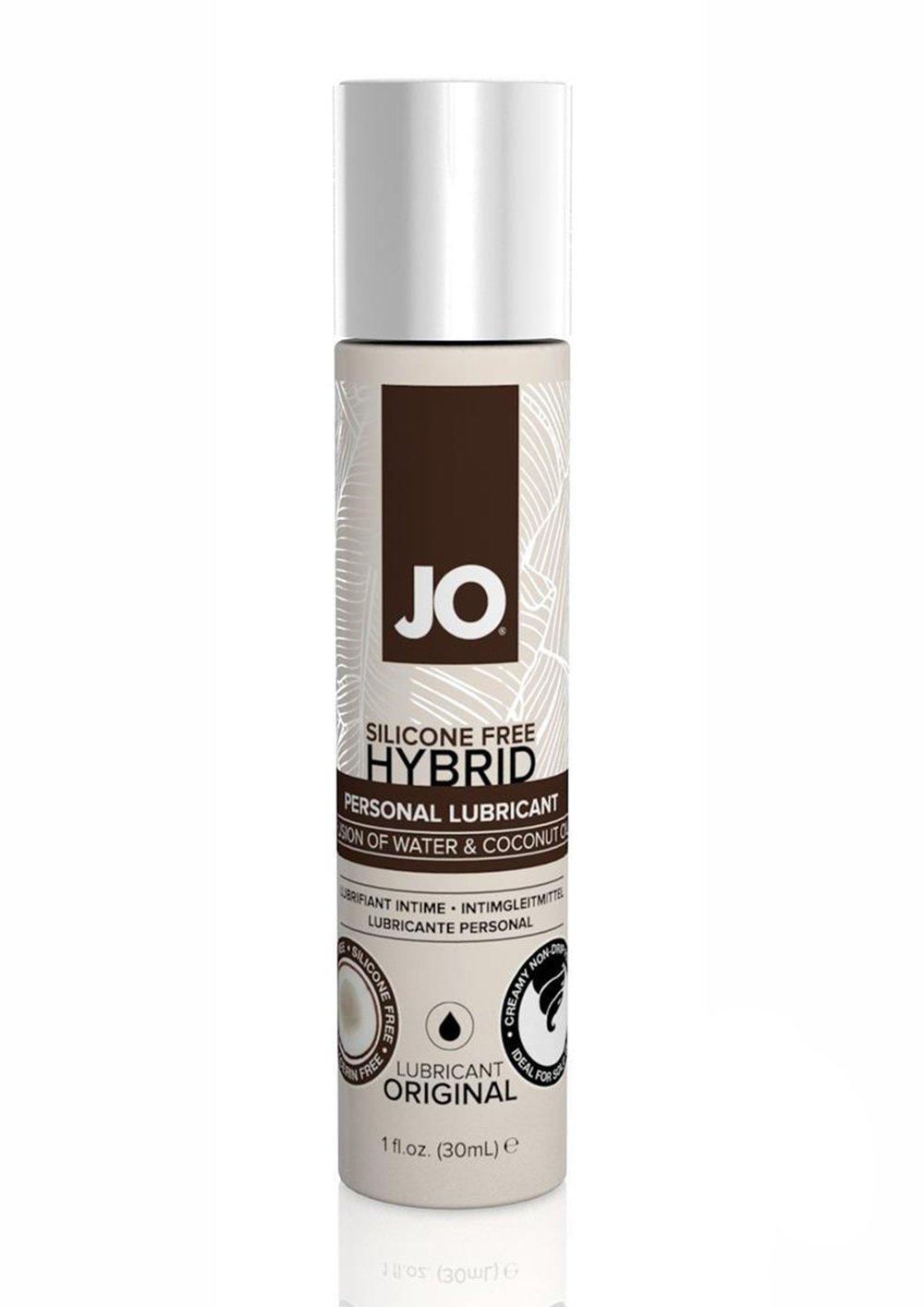 Jo Silicone Free Hybrid Personal Lube Water And Coconut Oil 1 Ounce