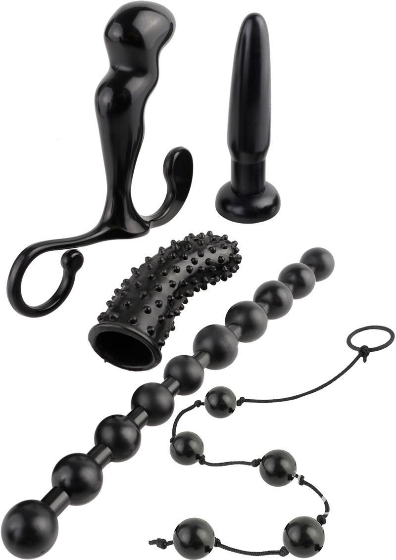 Butt Plugs Anal Fantasy Collection Kit Black