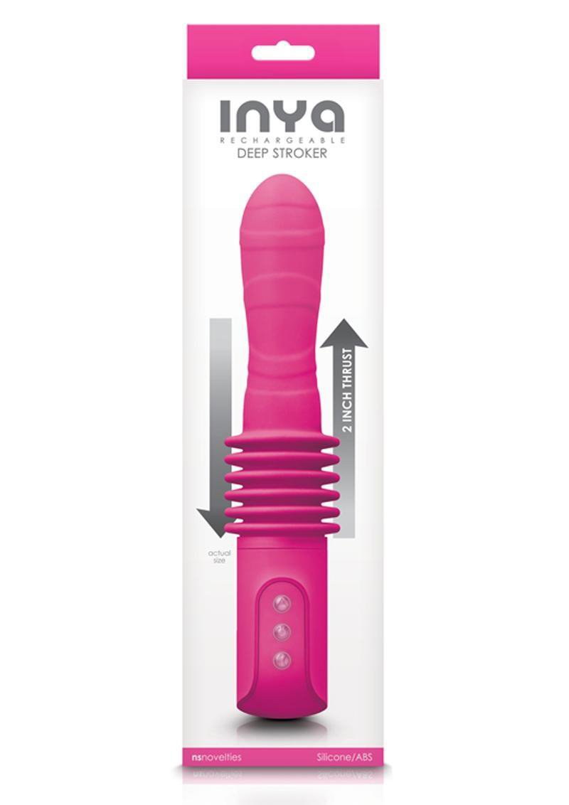 Inya Stroker Silicone Rechargeable Thrusting Vibrator