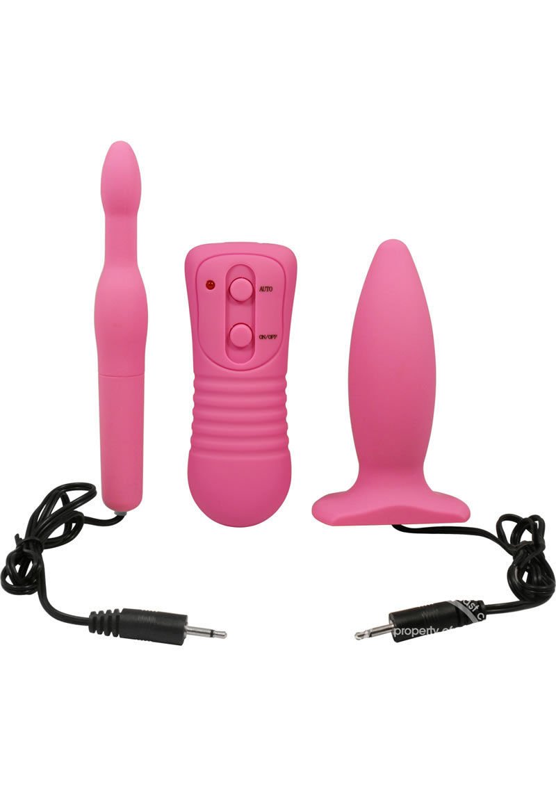 My 1st Anal Explorer Kit With Vibrating Butt Plug Waterproof