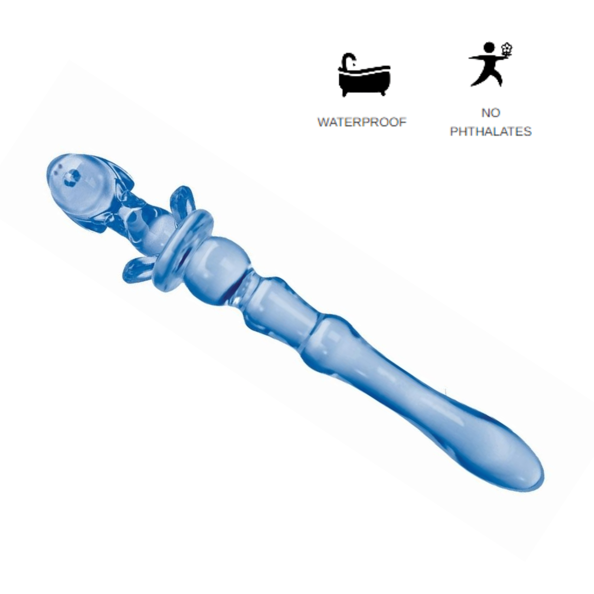 Icon Brands Menagerie Vaginal Anal Glass Dildo