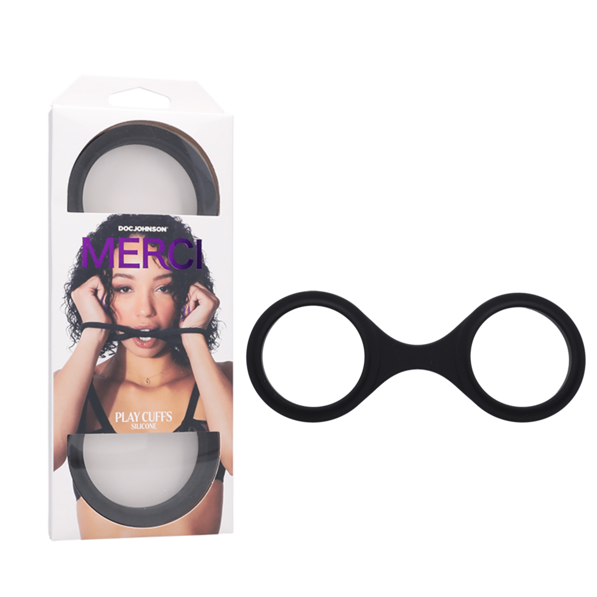 Merci Play Cuffs Silicone Flexible Handcuffs Bondage Restraint Sex Toy