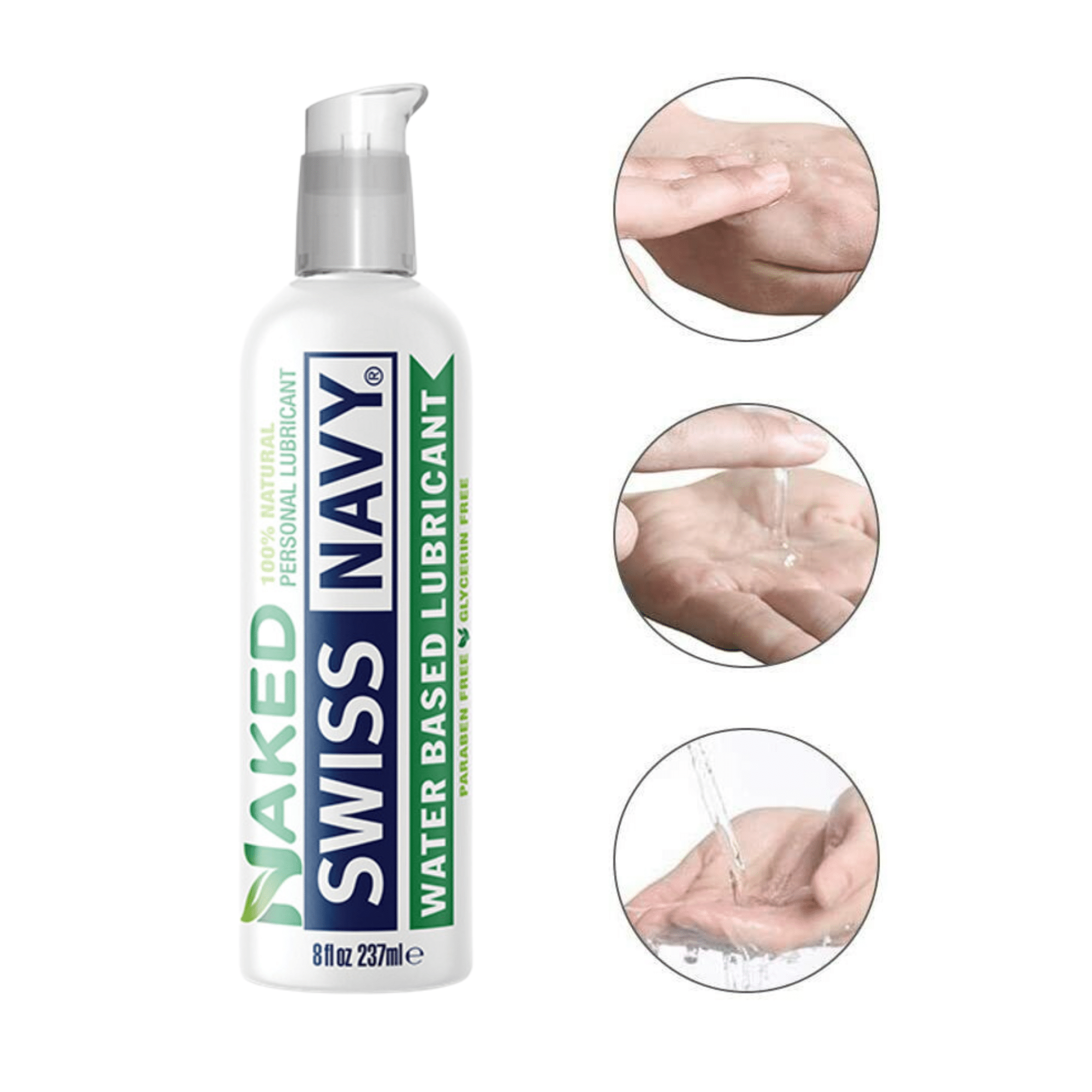 Naked All Natural Lube Flavored Aloe Vera Scent Water-Based Lubricant