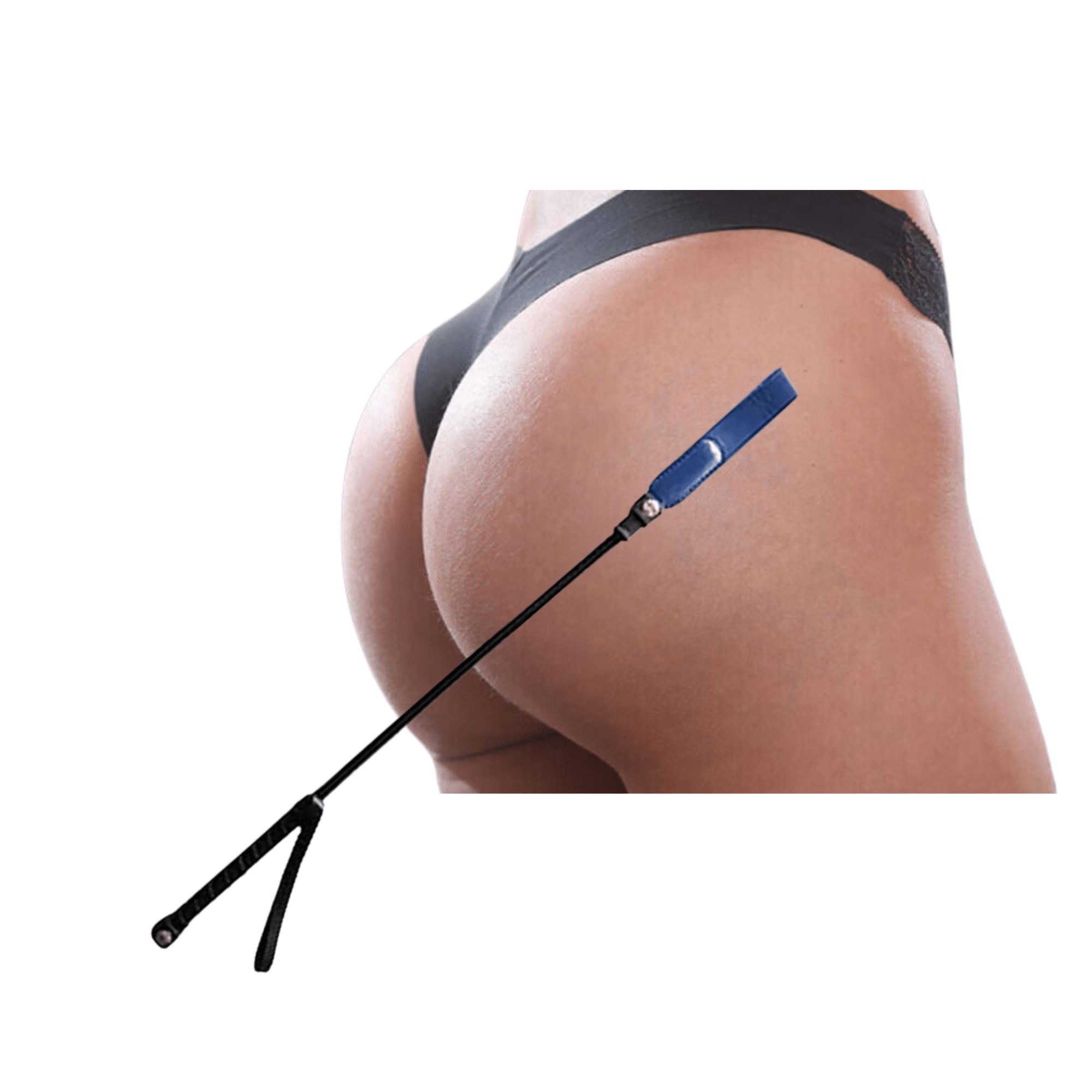 Rouge Long Riding Crop Slim Tip Bondage Gear BDSM Spanker Sex Tickler Punishment