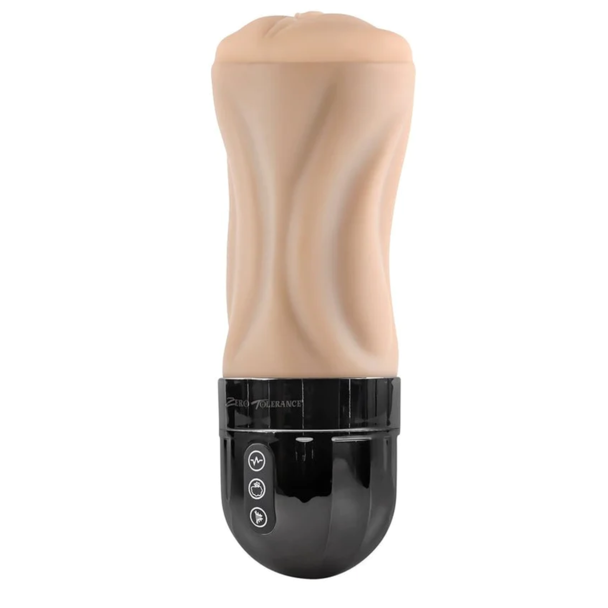Zt Tight-Lipped Rechargeable Suction Stroker Realistic Male Vibrating Masturbator