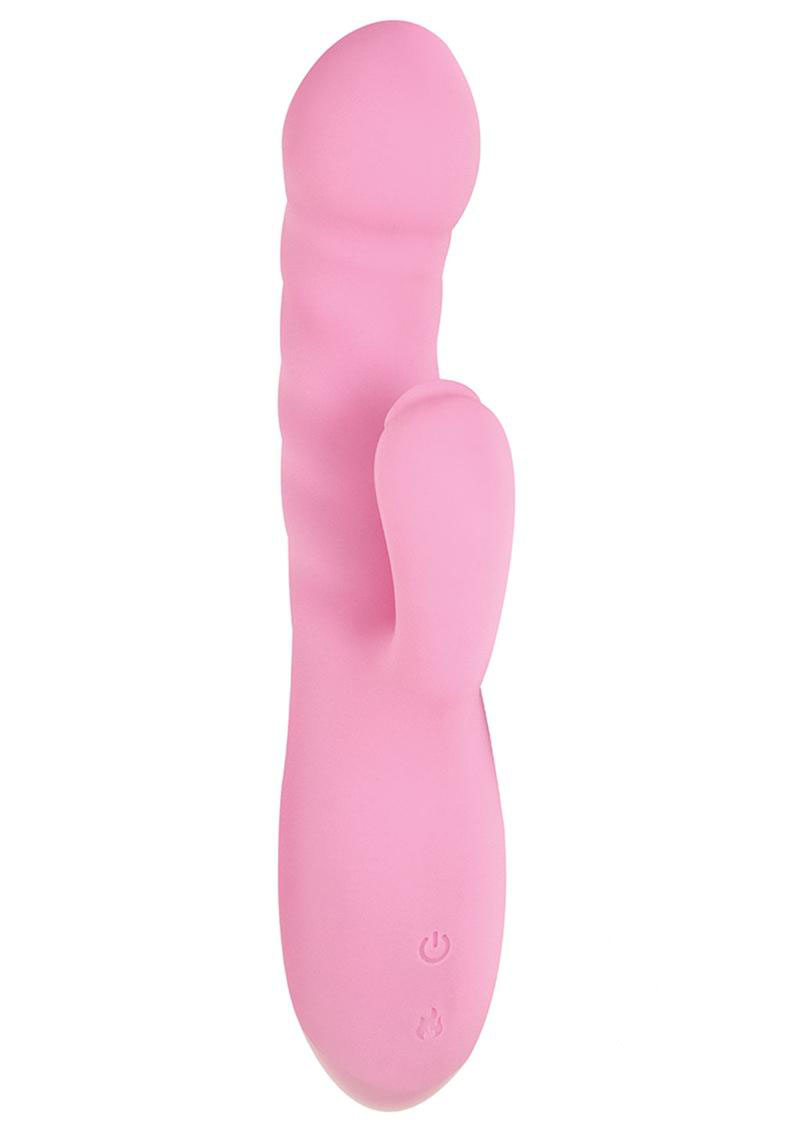 Luv Heat Up Thruster Vibrating Silicone G-spot Vibe