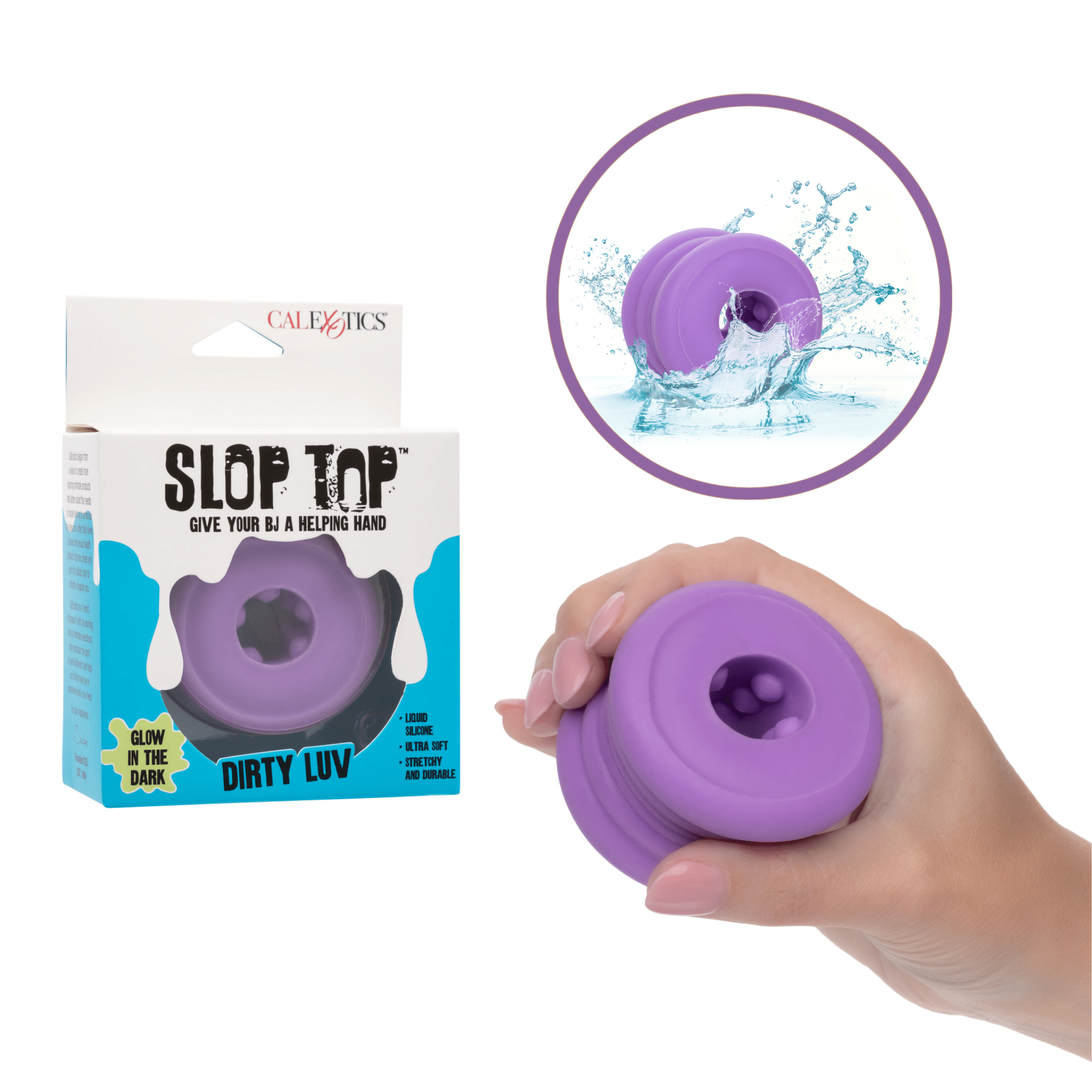 Slop Top Luv Glow-in-the-dark Blow Job Masturbation Sleeve 