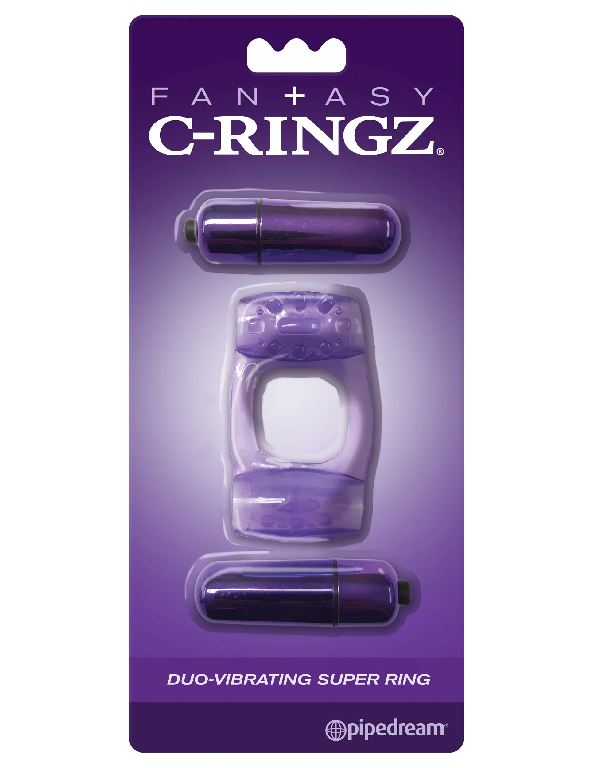 Fantasy C-Ringz Duo Vibrating Penis Ring With Clitoral Stimulation Waterproof